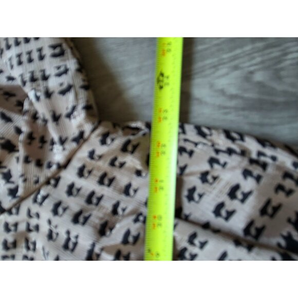 Vintage V.I.P. Plus Womens Dress Pattern Pleated Skirt Black & Beige Size 20 - Picture 8 of 9